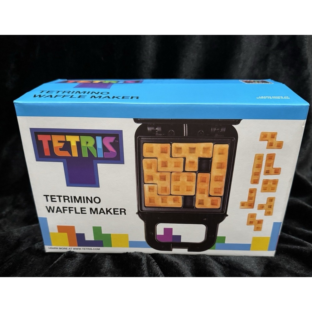 Tetris Tetrimino Waffle Maker - Makes 7 Shapes - Make in 3 Minutes